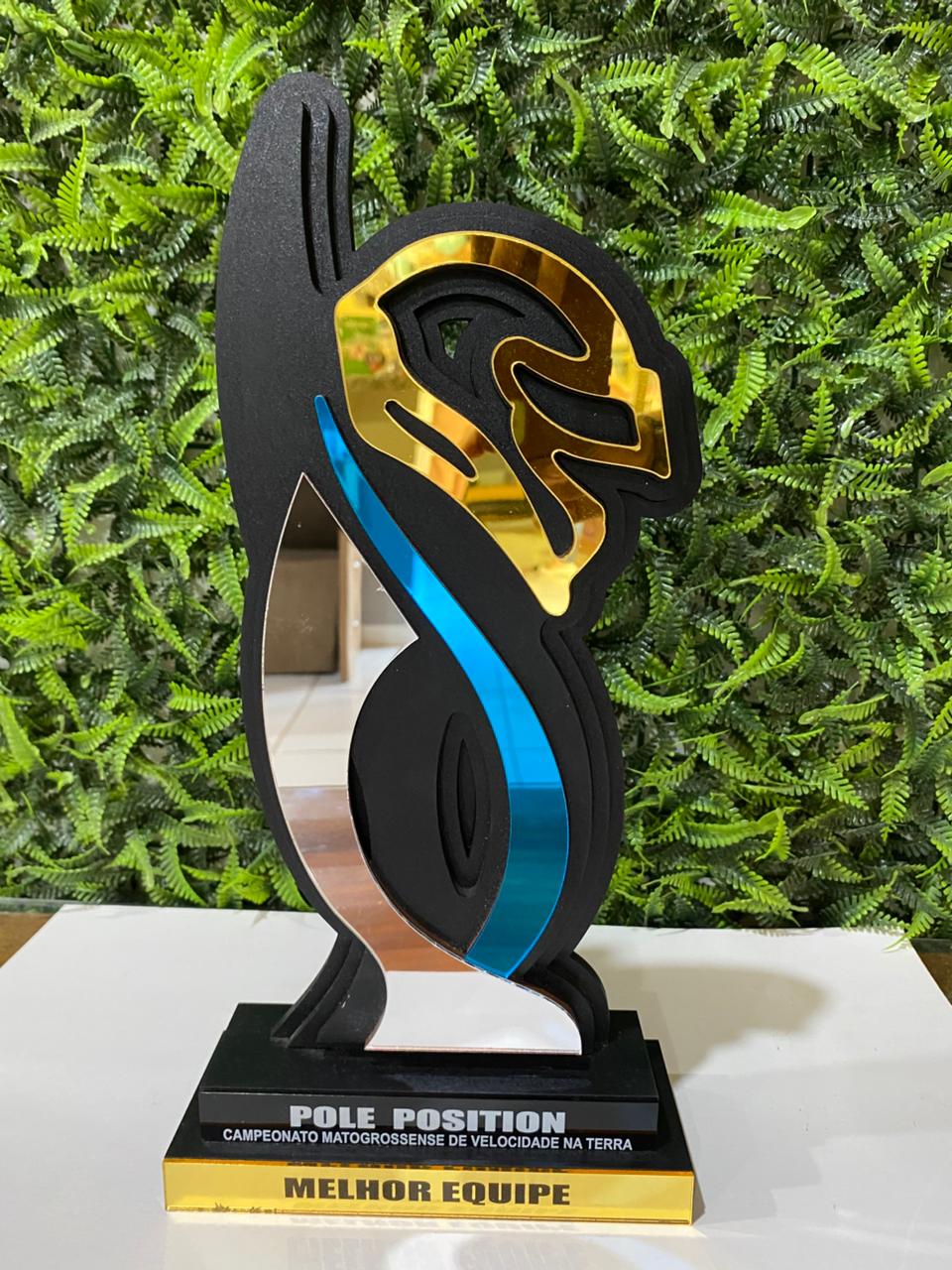 Troféu Capacete 17x34